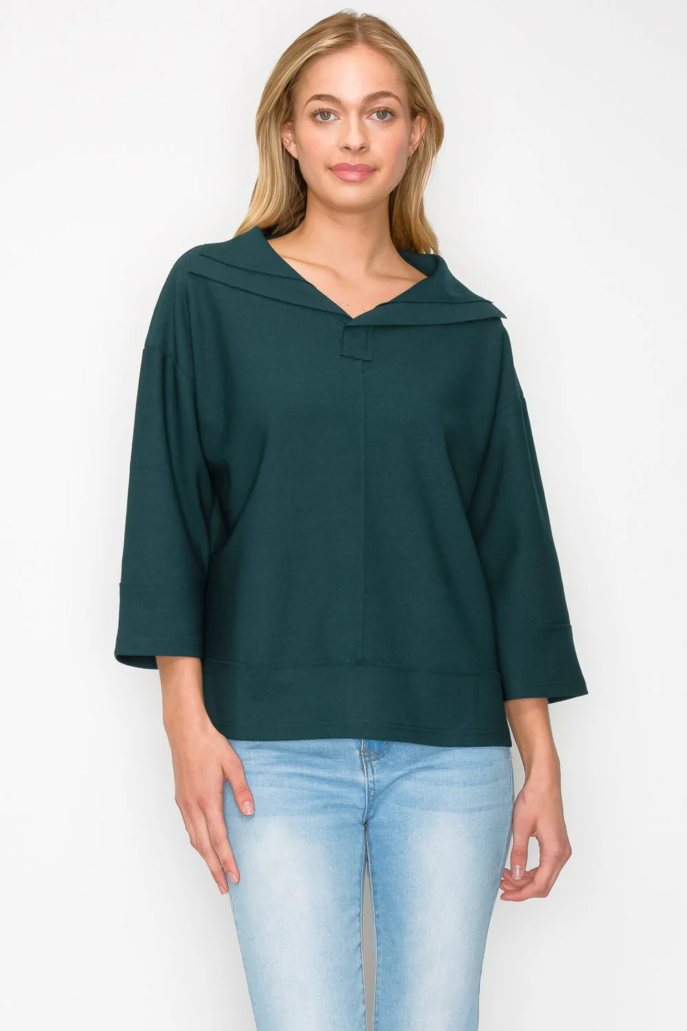 Kourtney Stretch Crepe Knit Top - Image 30