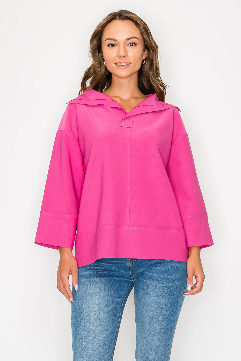 Kourtney Stretch Crepe Knit Top - Image 7