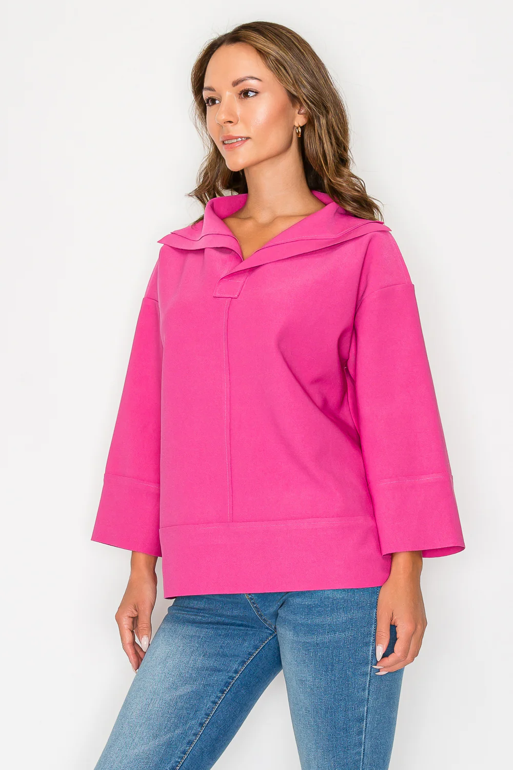 Kourtney Stretch Crepe Knit Top - Image 8