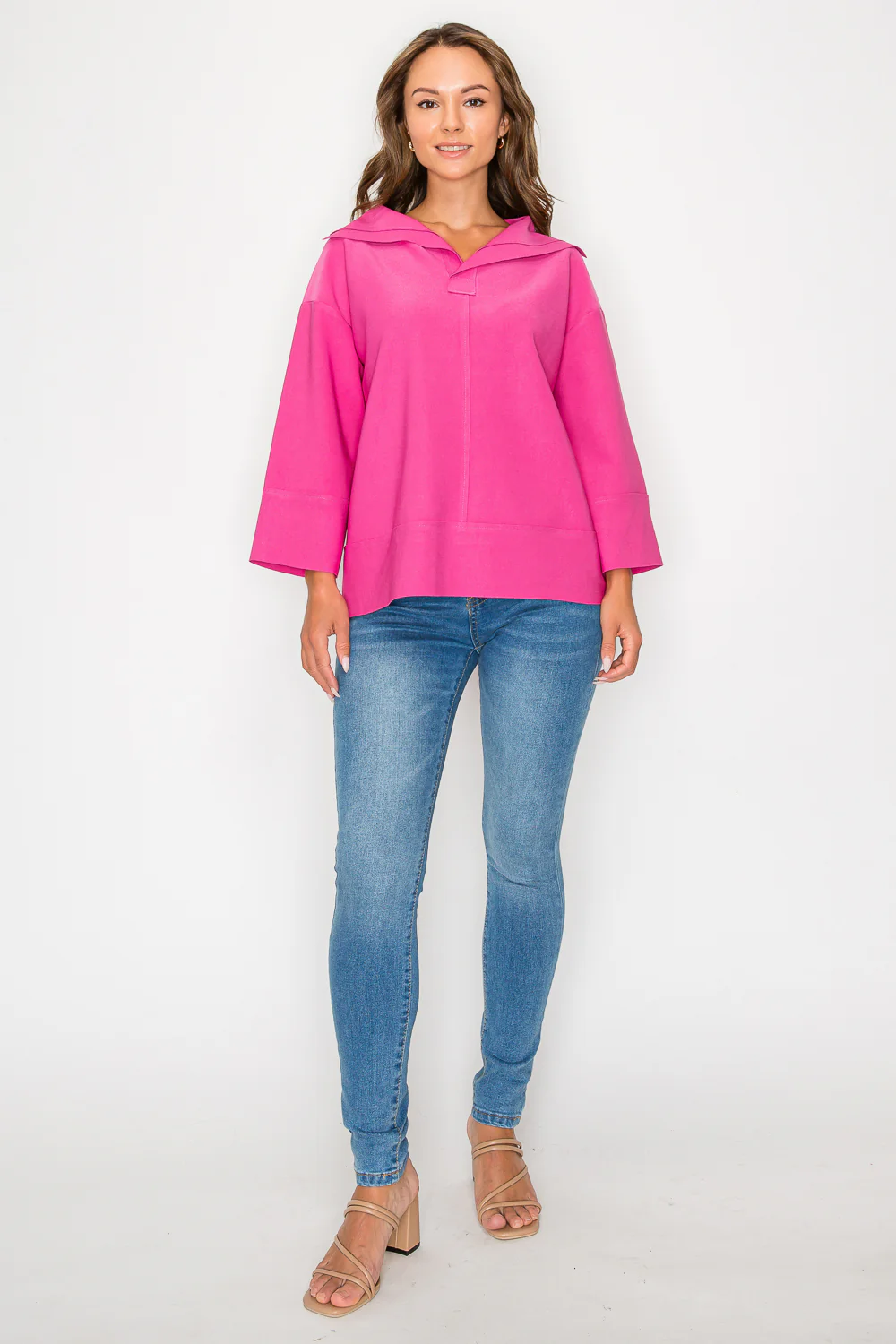 Kourtney Stretch Crepe Knit Top - Image 9