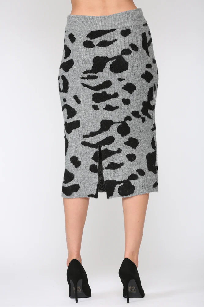 Samara Stretch Knitted Sweater Skirt - Image 8