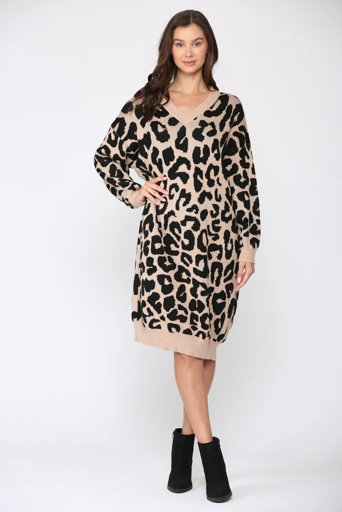 Stelle Sweater Knitted Dress - Image 3