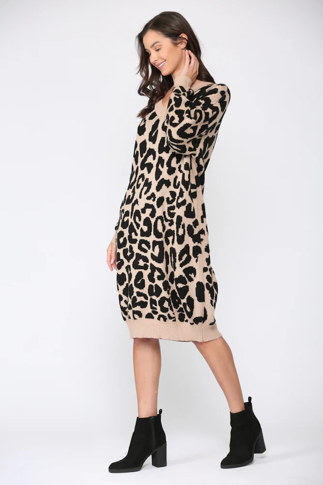 Stelle Sweater Knitted Dress - Image 4