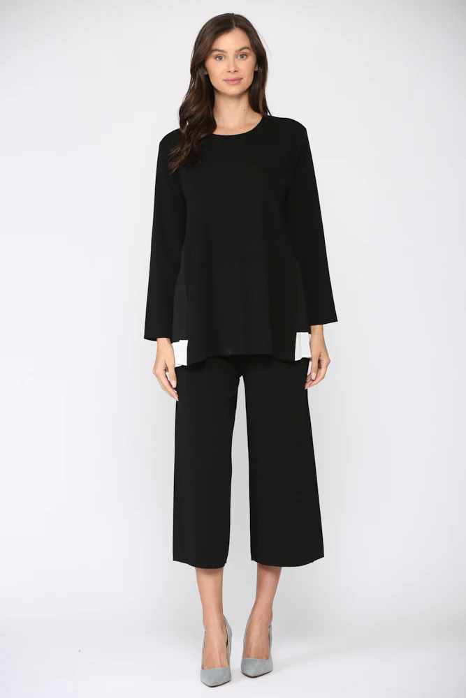 Summa Knitted Rib with Accordian Pleating Back - Image 8