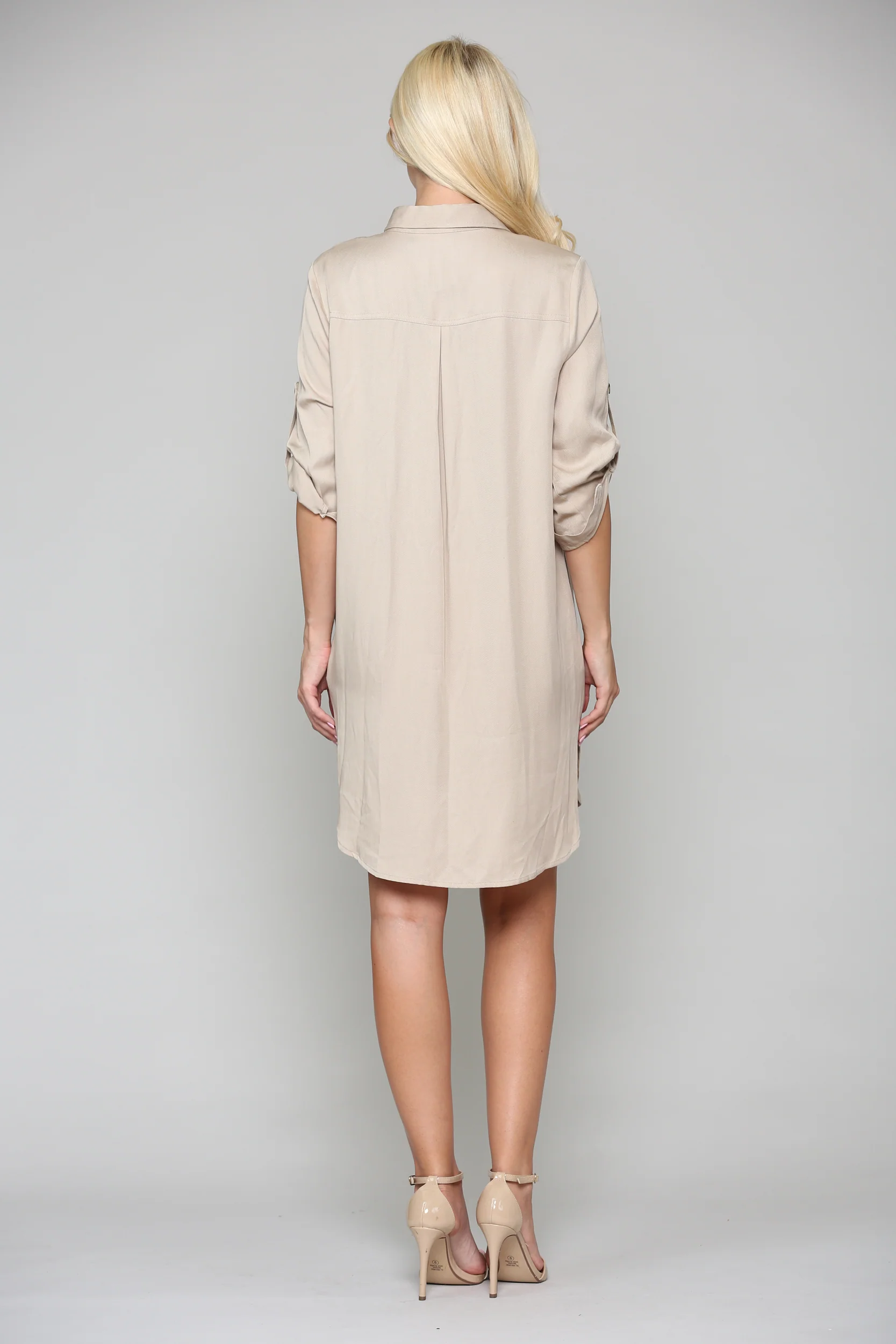 Taylor Tencel Shirt Tunic Dress - Image 14