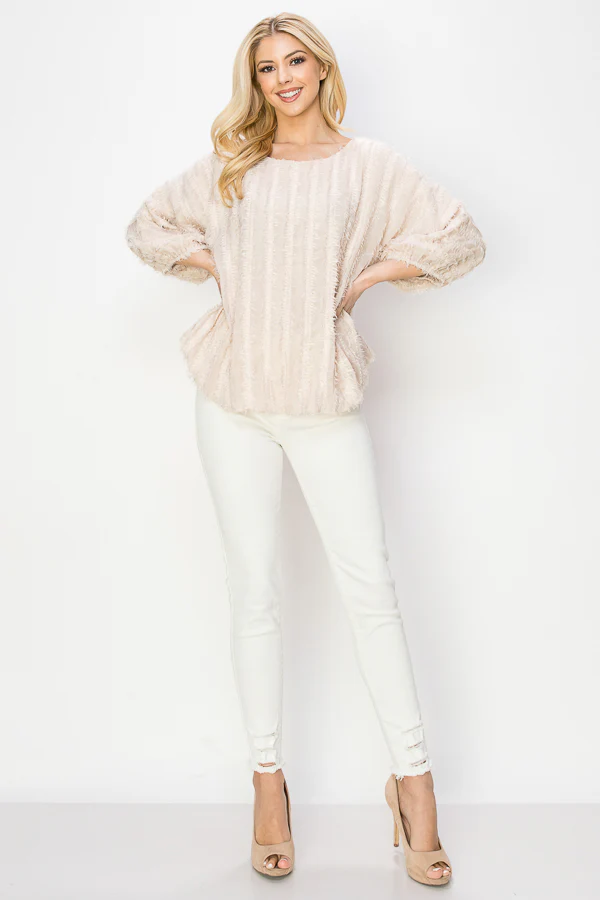 Winona Woven Feathered Top - Image 13