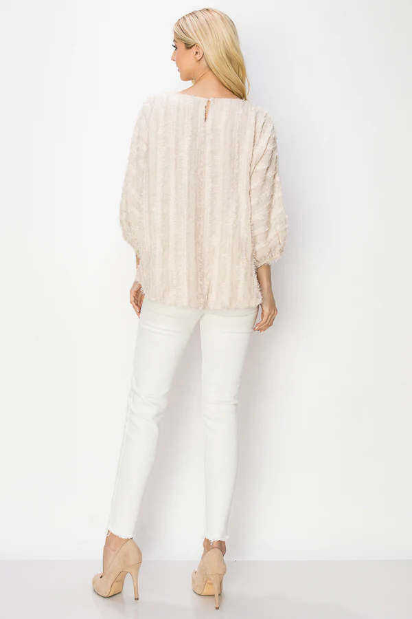 Winona Woven Feathered Top - Image 14