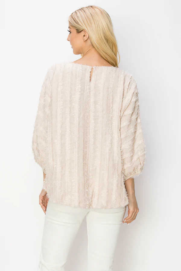 Winona Woven Feathered Top - Image 4