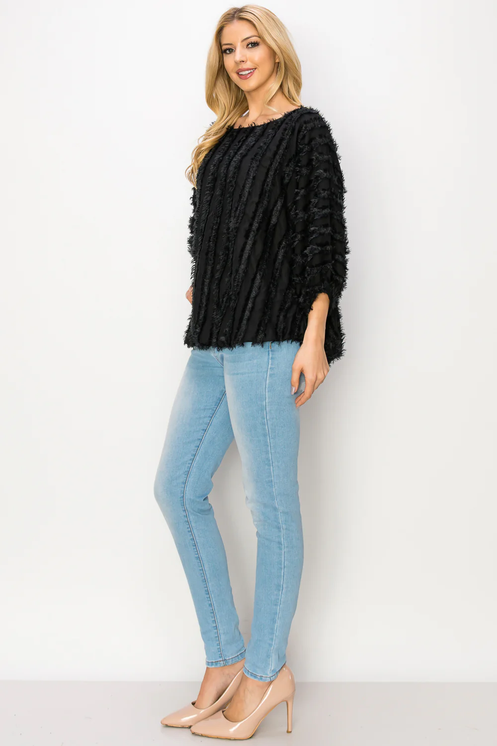Winona Woven Feathered Top - Image 6