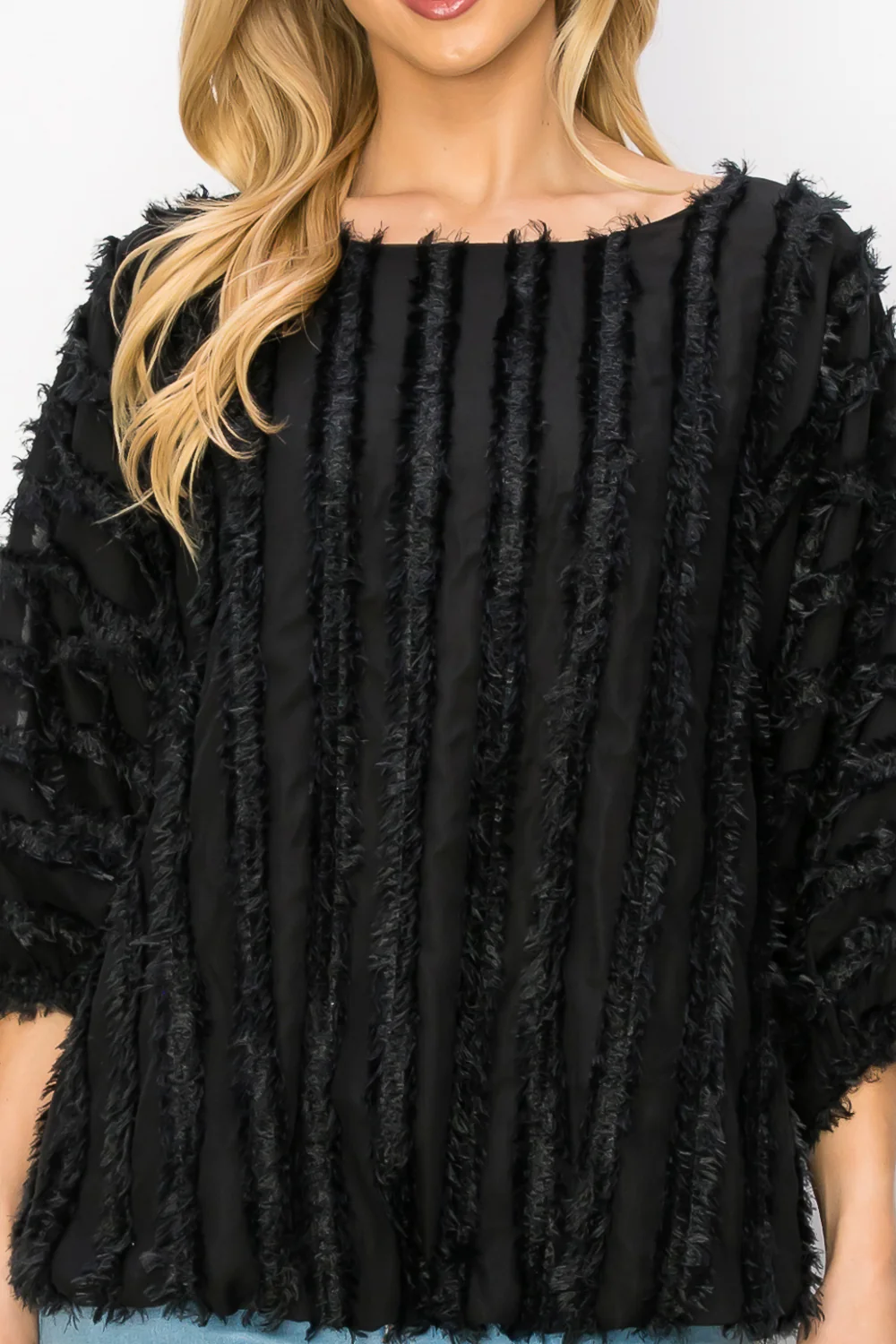 Winona Woven Feathered Top - Image 8