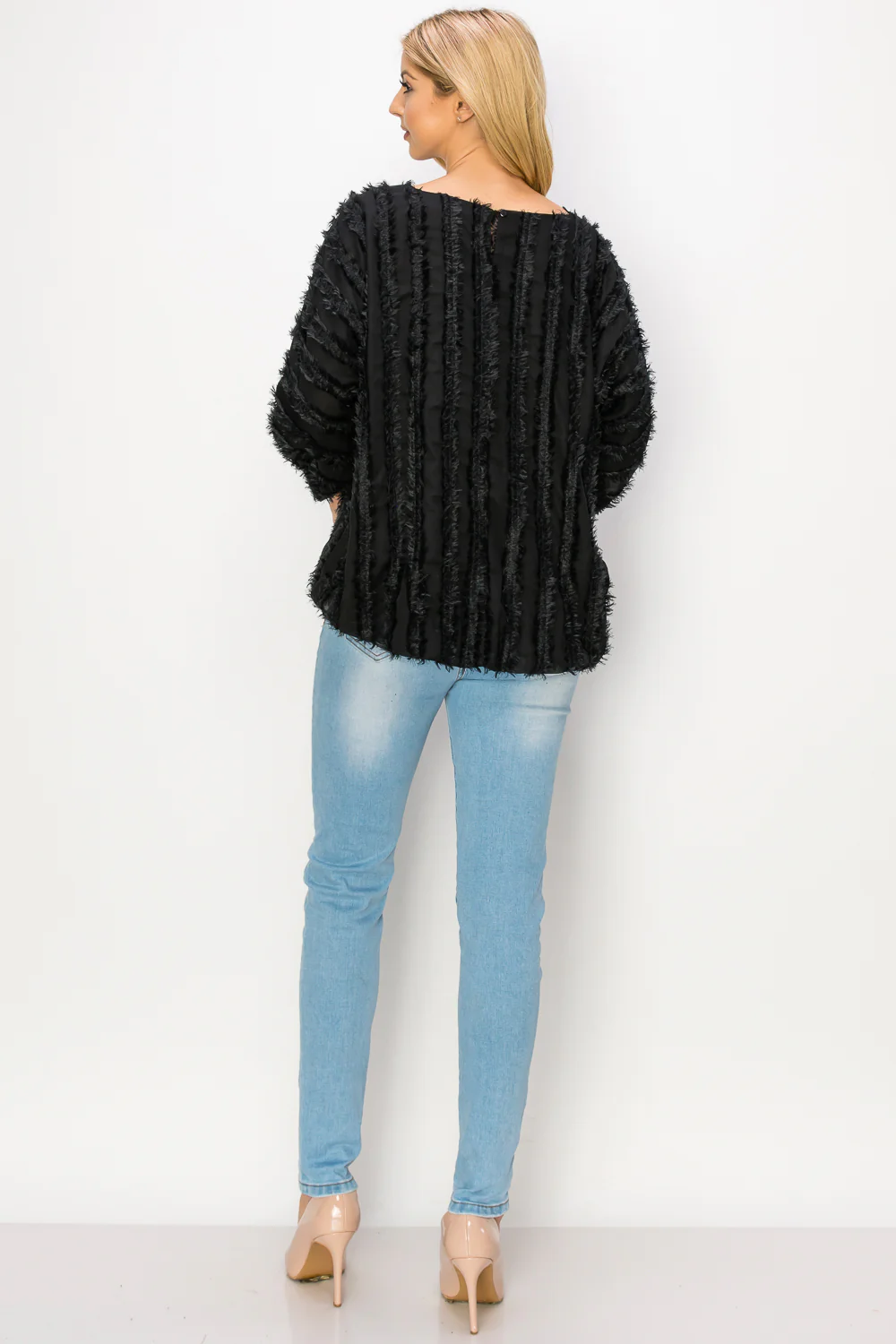 Winona Woven Feathered Top - Image 9